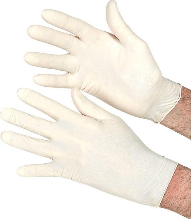 Actual product image Stronghand Disposable glove Male size L (9) light beige latex EN 420 PPE category I (9)