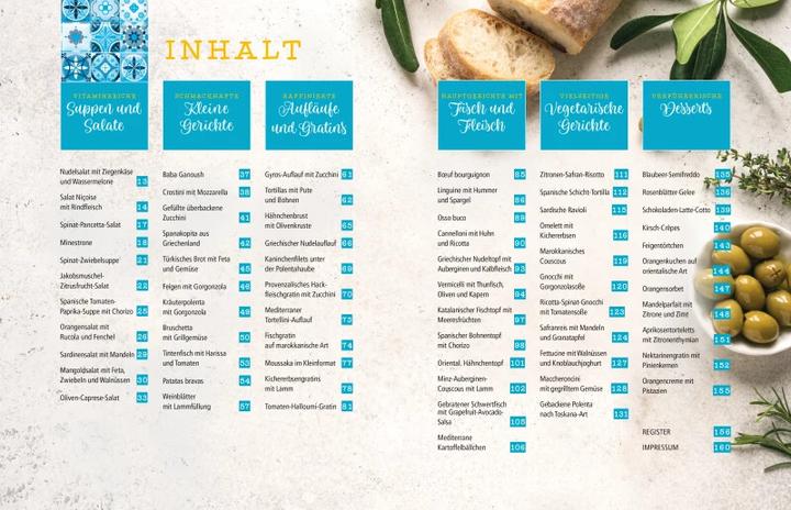 Produktbild Die mediterrane Küche - vielfältig, bunt und gesund (Deutsch, Schweiz Reader's Digest Deutschland, 2022)