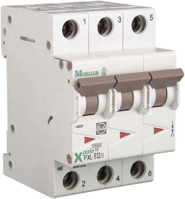 Actual product image Eaton Circuit breaker type D 40A 3 pole