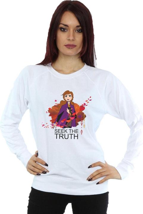 Actual product image Disney Womens/Ladies Frozen 2 Anna Seek The Truth Wind Sweatshirt (XL)