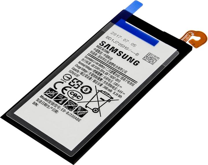 Actual product image Samsung Galaxy J7 2017 - EB-BA720ABE replacement battery - 3600 mAh