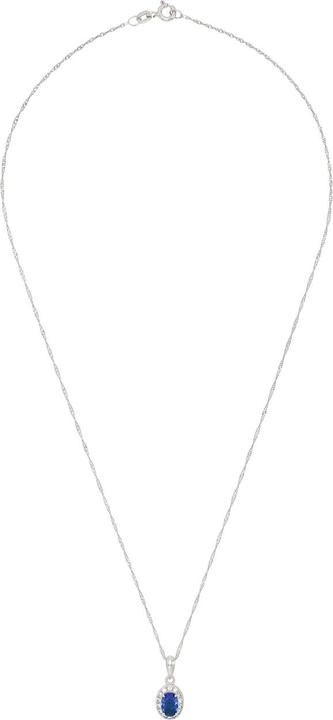 Image du produit Amor Collier pour femme, argent sterling 925, verre, zirconium synth. (Argent 925)