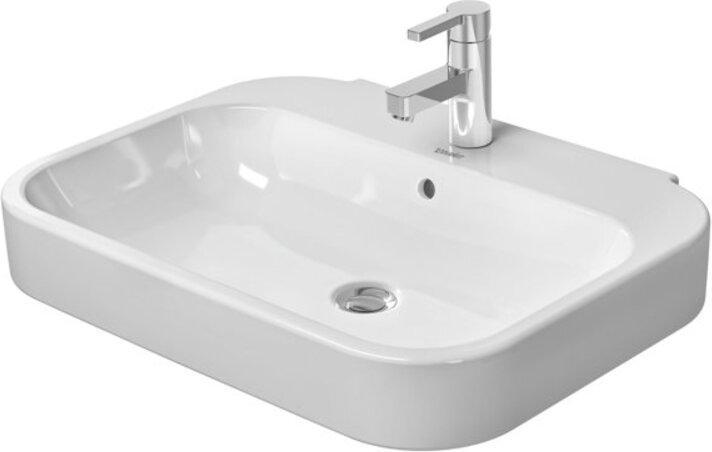Immagine prodotto Duravit Lavabo HAPPY D.2 m ÜL HLB 650x500mm 1 foro per rubinetto bianco WG (500 mm, 650 mm)