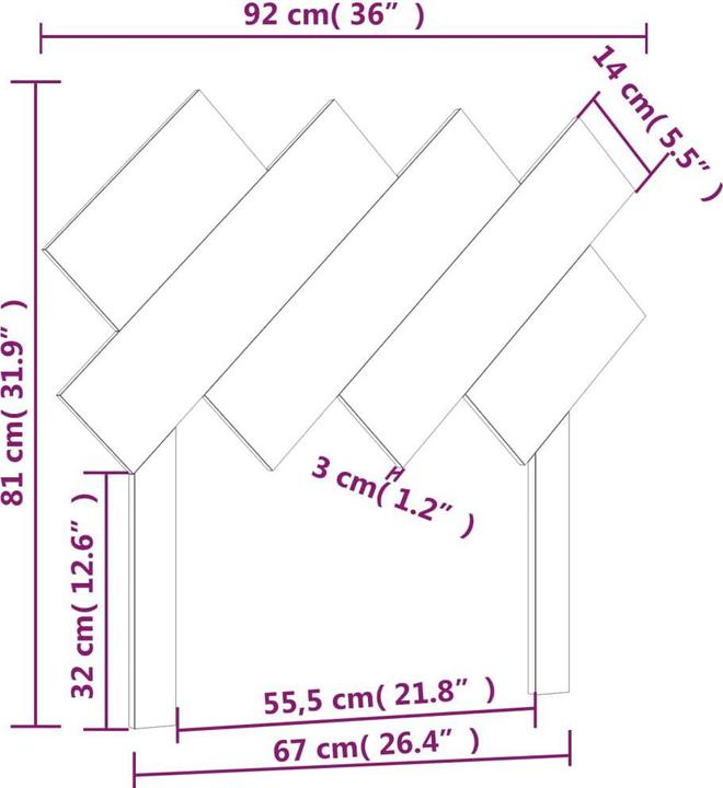 Image du produit VidaXL Ute (92 x 3 x 81 cm)