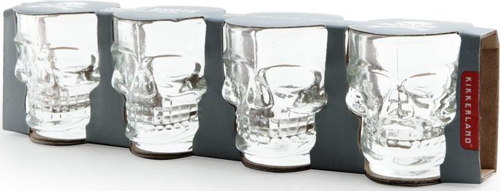 Actual product image Kikkerland Skull Shot (5.88 dl, 4 x, Shot glass)