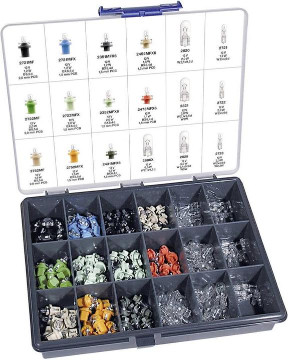 Actual product image Osram MINIWATT assortment box 8tlg (W2)