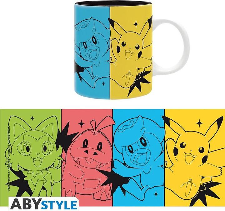Actual product image ABYstyle Mug: Pokémon - Crimson & Purple Starter (320 ml, 1 x)
