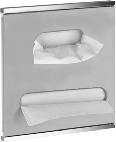 Keuco Modul Waschtisch 3 PLAN INTEGRAL Aufnah f Kleenexbox Papierspender vc/we