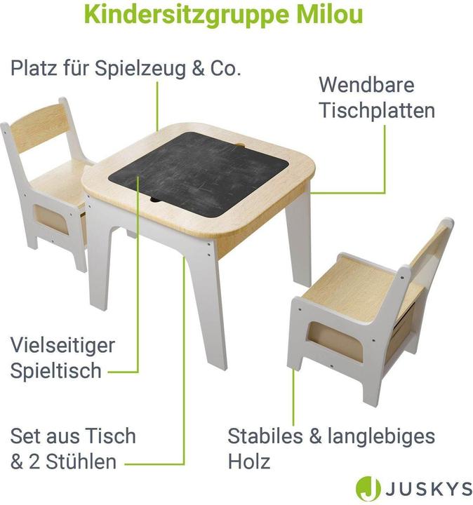 Actual product image Juskys Kindersitzgruppe Milou (Child seating group)