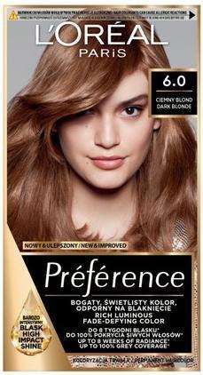 Actual product image L'Oréal Paris L'Oreal Preference Hair Color 6 Dark Blonde (6 Dark blond)
