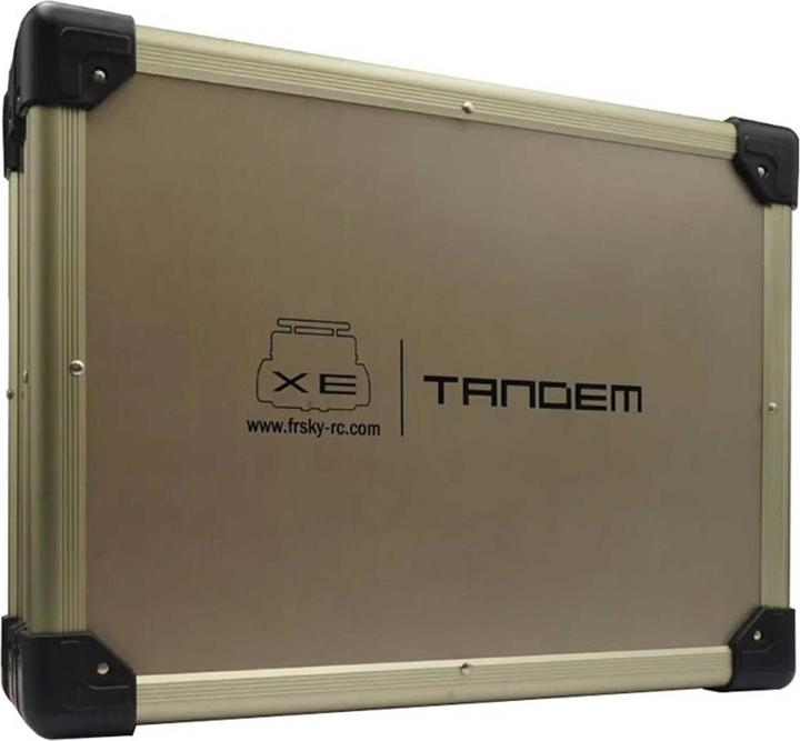 FrSky TANDEM XE EU/LBT Senderset 2,4Ghz + 3D Gimbal+Taste Akku, Alu-Koffer + Audio-Bluetooth