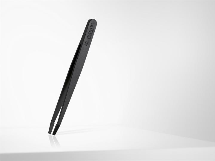 Actual product image Rubis Tweezers, straight, black