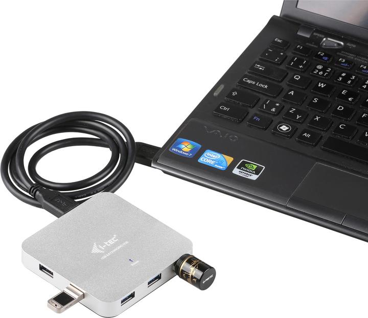 Immagine prodotto i-tec U3HUBMETAL7 (USB-A, 7 Porti)