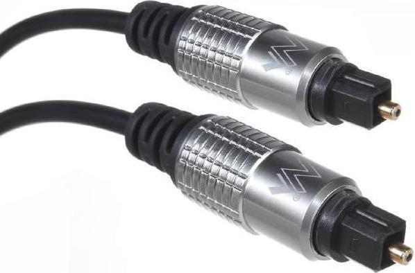 Image du produit Maclean MCTV-451 - Câble, optique, Toslink-Toslink, polybag, 1m (1 m, TOSLINK)