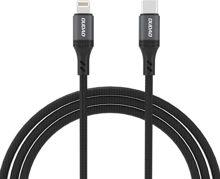 Dudao L3CL USB-C - Lightning 30W 2m Braided Cable - Black (2 m)