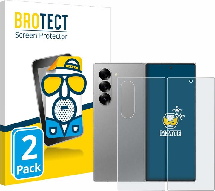 Image du produit BROTECT Film de protection antireflet Protection d'écran mat (2 pièce(s), Samsung Galaxy Z)