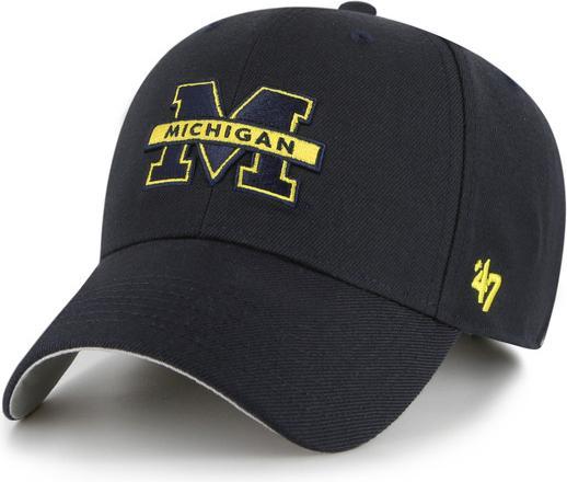 47 Brand Baseballmütze Michigan Wolverines NCAA MVP (One Size)