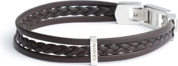 Gemini Ter Brown XS-S (Silber, Nappaleder)