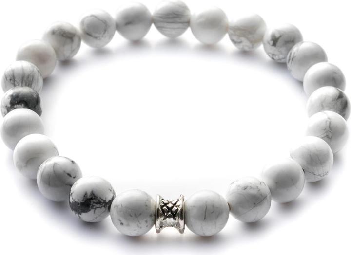 Gemini Basic Howlite White (21 cm, Edelstahl)