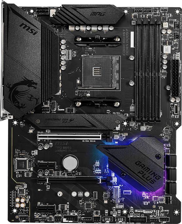 Produktbild MSI MPG B550 GAMING PLUS (AM4, AMD B550, ATX)