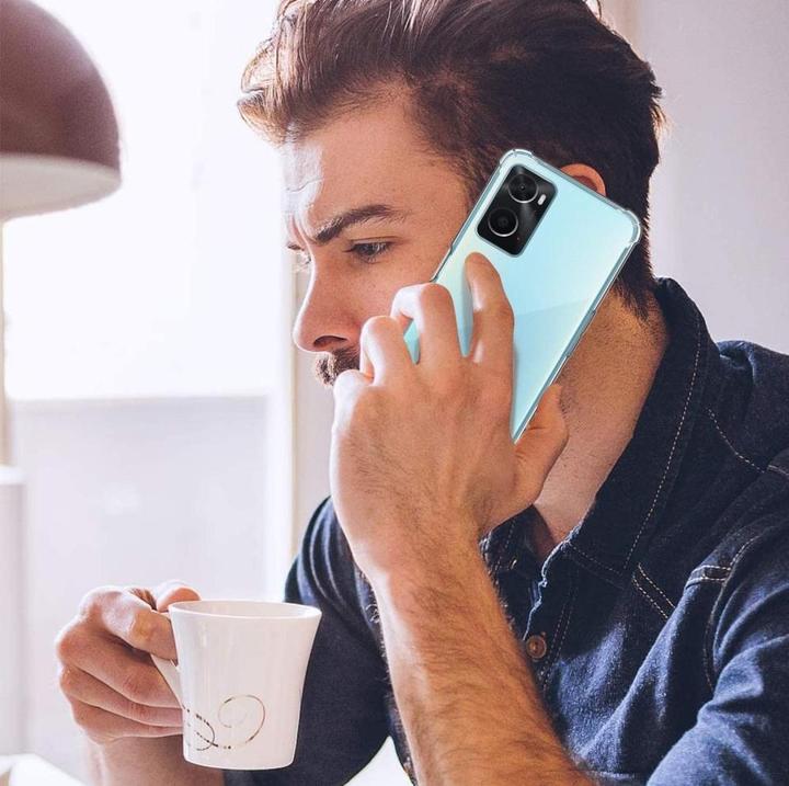 Produktbild Screenguard Oppo A96 4G Hülle Crystal Soft Airbag Bumper (Oppo A96)