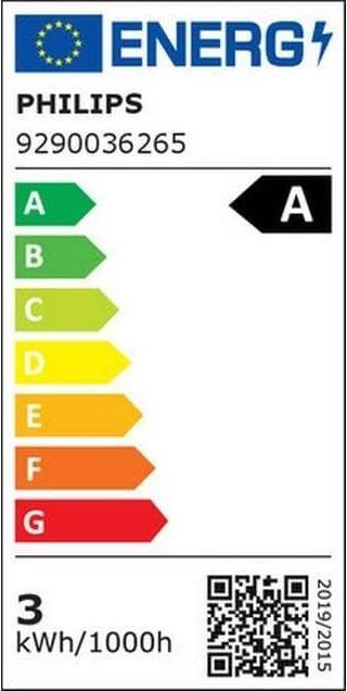 Energie-Label Philips LED Classic (E27, 2.30 W, 485 lm, 1 x, A)