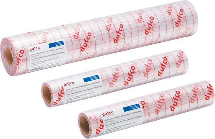 Produktbild Dufco Schutz- und Einfassfolie Soft transparent glasklar, selbstklebend, wieder ablösbar (80 g/m², 1 x)