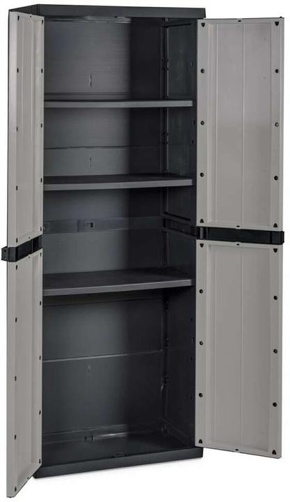 Actual product image Toomax Schrank Bios midi 65 x 165 cm Schwarz/Warmgrau (65 cm, 165 cm)