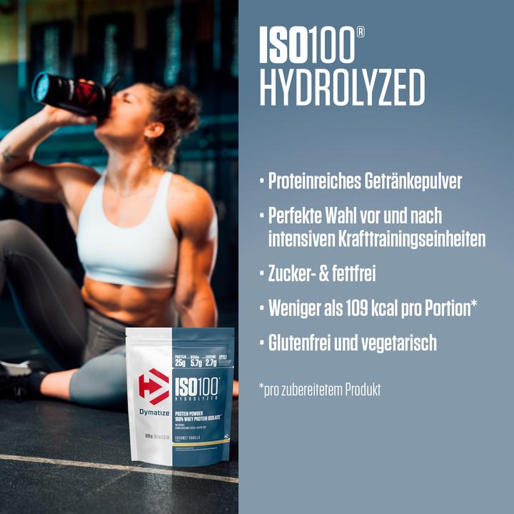 Produktbild Dymatize ISO 100 Hydrolyzed (Vanille, 1 Stk., 570 g)