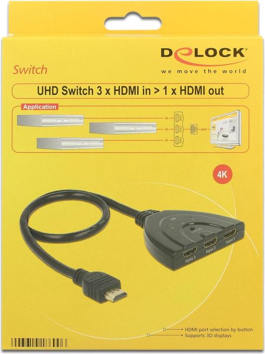 Produktbild Delock 4K UHD HDMI Switch