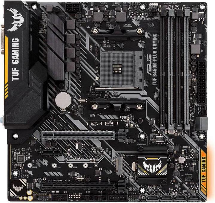 ASUS TUF B450M-Plus Gaming (AM4, AMD B450, mATX)