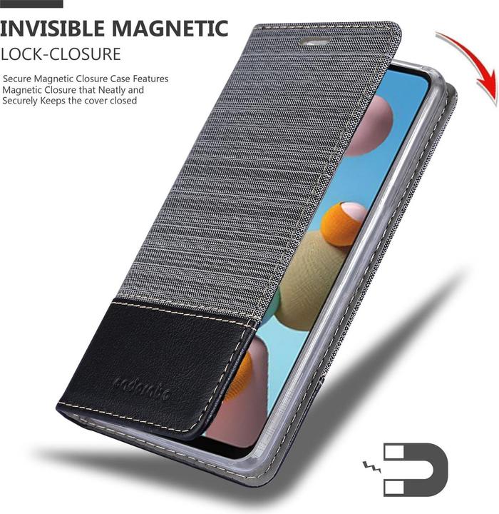 Actual product image Cadorabo Book Jeans Optics Cover (Samsung Galaxy A21s)