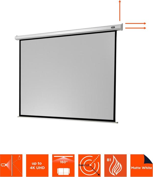 Image du produit Celexon Écran électrique économique - montage au plafond possible, convient pour un montage mural. (132.68", 4:3)