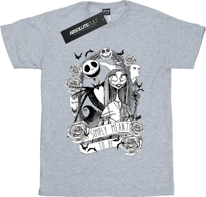 Disney Nightmare Before Christmas Simply Meant To Be TShirt Mädchen