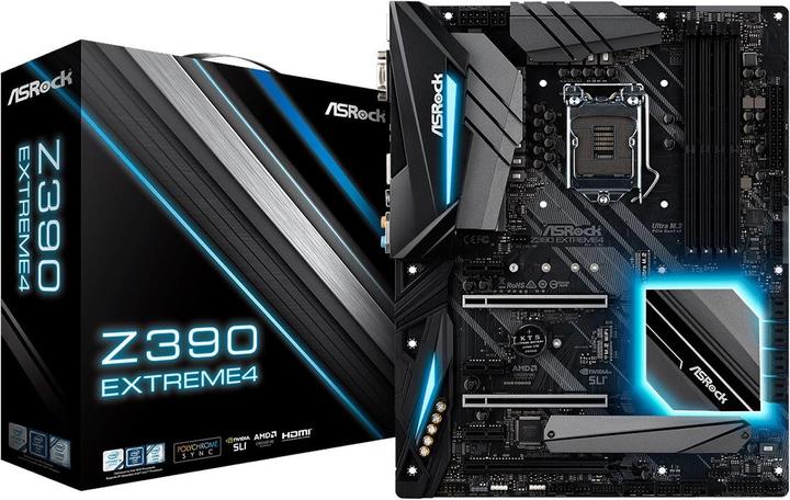 Immagine prodotto AsRock Z390 Extreme4, ATX, LGA1151 (LGA 1151, Intel Z390, ATX)