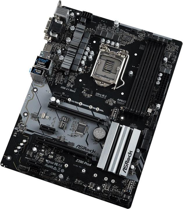 Actual product image AsRock Z390 Pro4 (LGA 1151, Intel Z390, ATX)