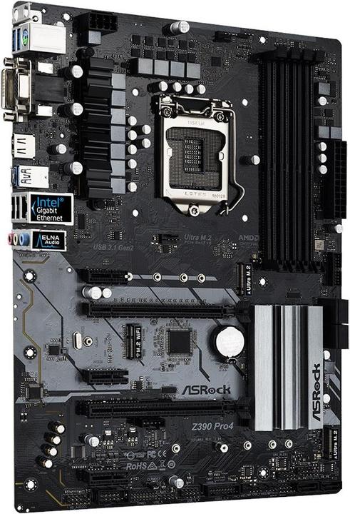 Actual product image AsRock Z390 Pro4 (LGA 1151, Intel Z390, ATX)