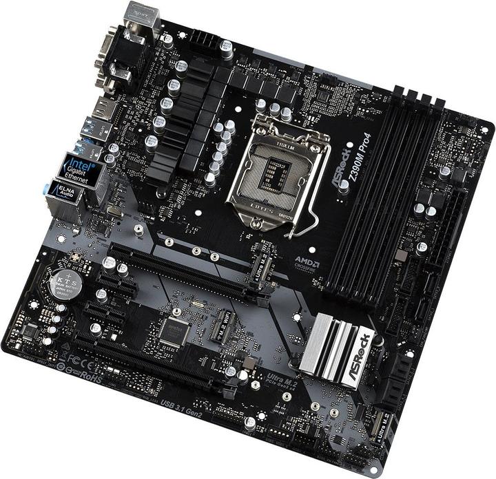 Image du produit AsRock Z390M Pro4 (LGA 1151, Intel Z390, mATX)