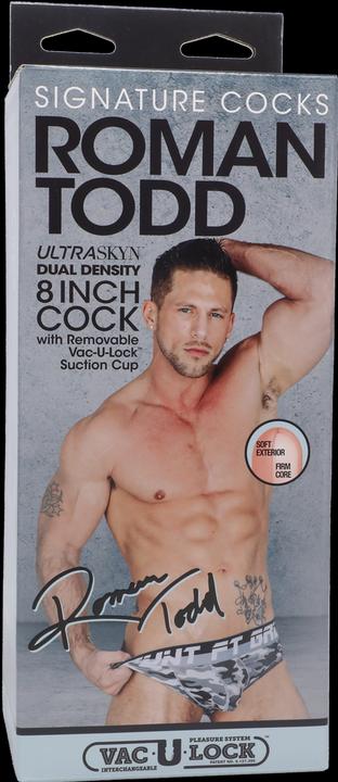 Actual product image Doc Johnson Roman Todd - Realistic ULTRASKYN Dildo - 8" / 20 cm