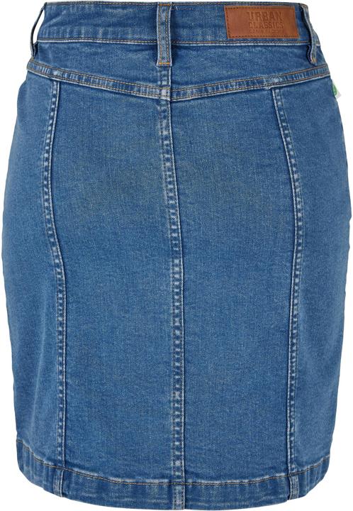 Produktbild Urban Classics Ladies Organic Stretch Button Denim Skirt - 69955 (26)