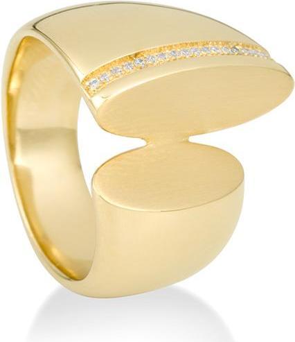 Produktbild Breuning RING - BRILL. 0,09 Ct. H/si (55, 750/18 K Gold)