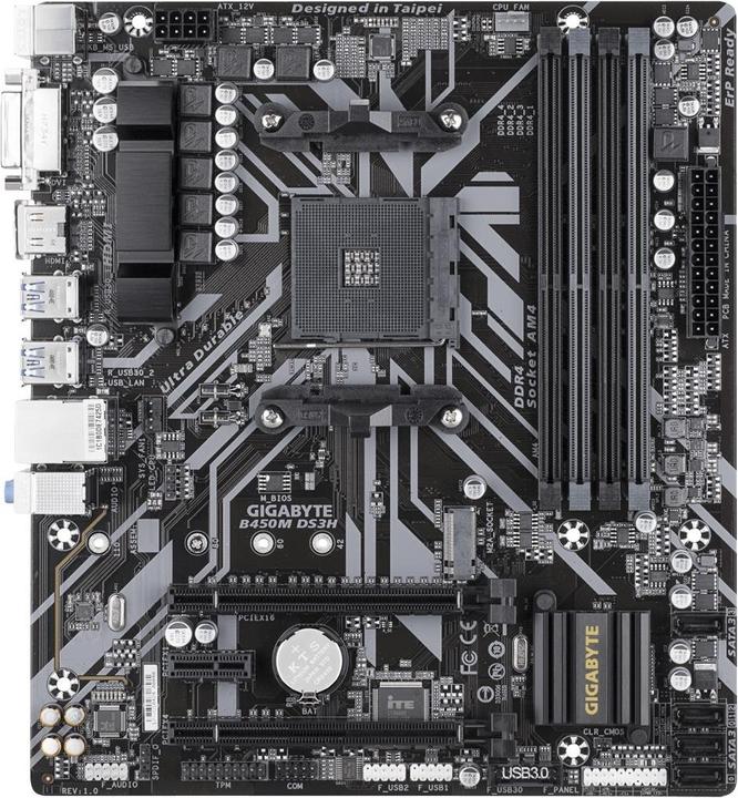Produktbild Gigabyte B450M DS3H (AM4, AMD B450, mATX)