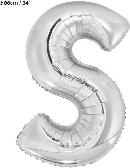 Image du produit Unique Ballon en plastique lettre "S (1 x)