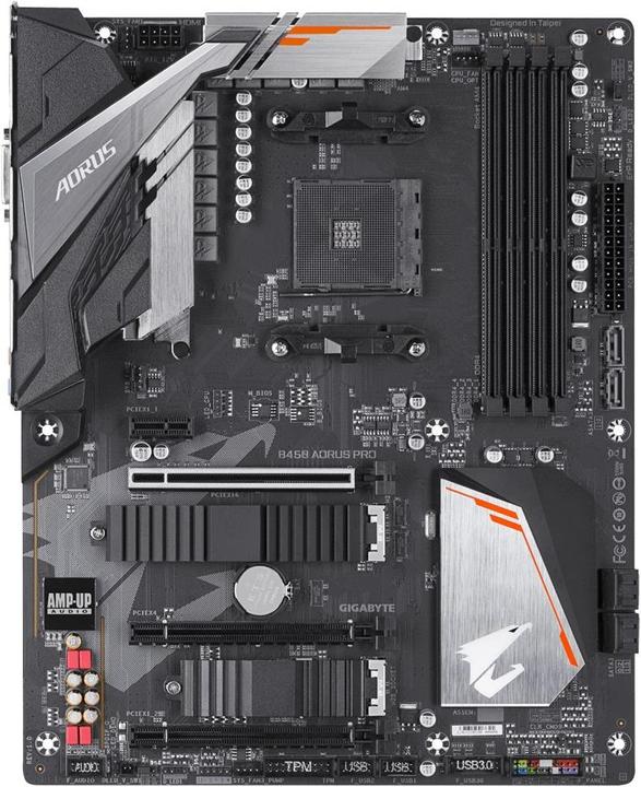 Immagine prodotto Gigabyte B450 Aorus Pro (AM4, AMD B450, ATX)