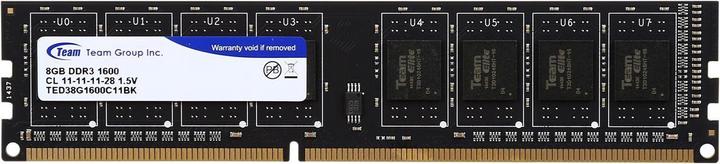 Actual product image Team Group Elite (1 x 8GB, 1600 MHz, DDR3-RAM, DIMM)