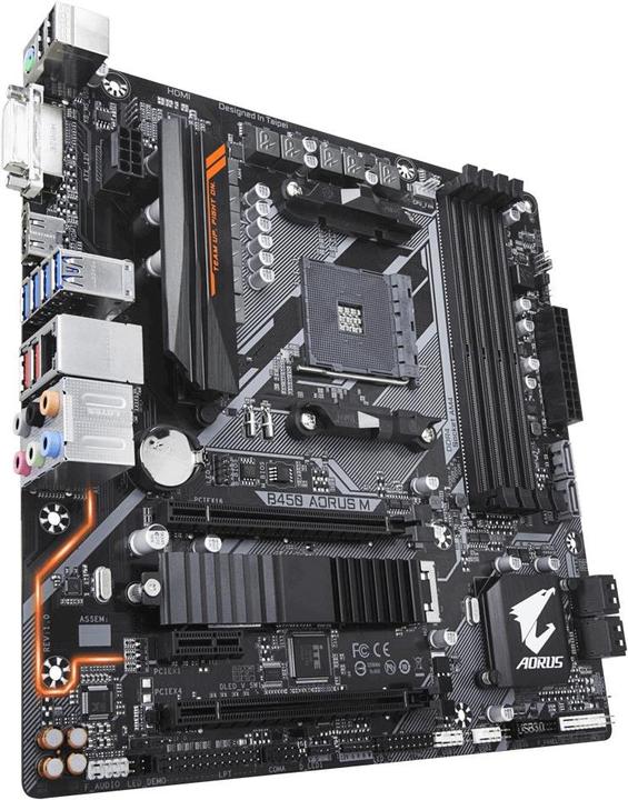 Produktbild Gigabyte B450 Aorus M (AM4, AMD B450, mATX)