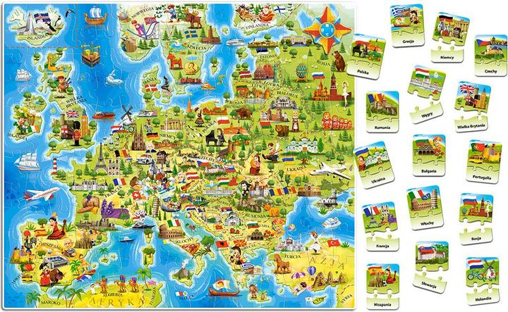 Immagine prodotto Castorland Mappa dell'Europa di Castor (180 pezzi)
