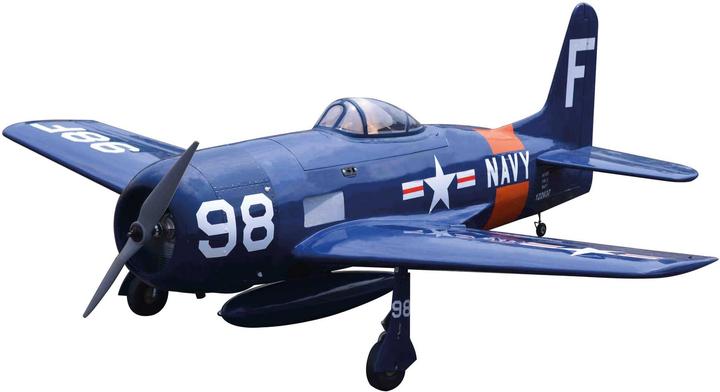 Actual product image Seagull Models SG-Models ) Grumman F8F-2 Bearcat "NAVY" ARF 71" Warbird with retractable (Warbird)