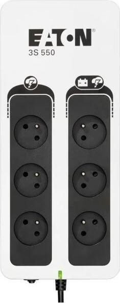 Produktbild Eaton 3S550F Unterbrechungsfreie Stromversorgung (USV) Standby (Offline) 550 VA 6 AC-Ausgänge (550 VA, 330 W, Standby USV)