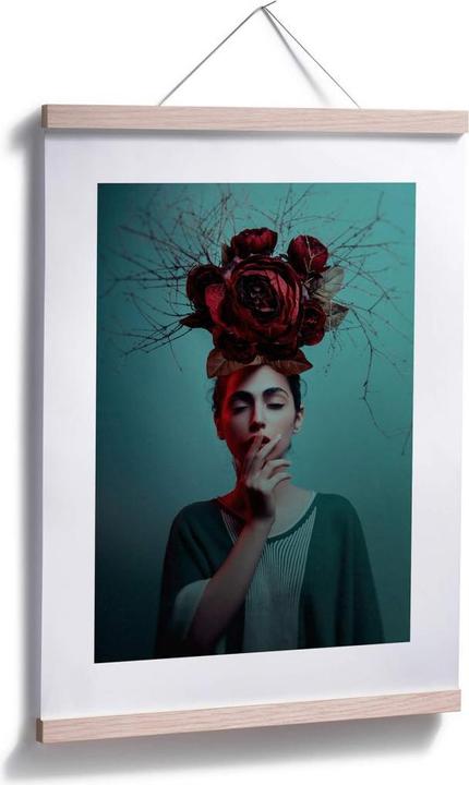 Actual product image Trenddeko Flowers in hair (24 x 30 cm)